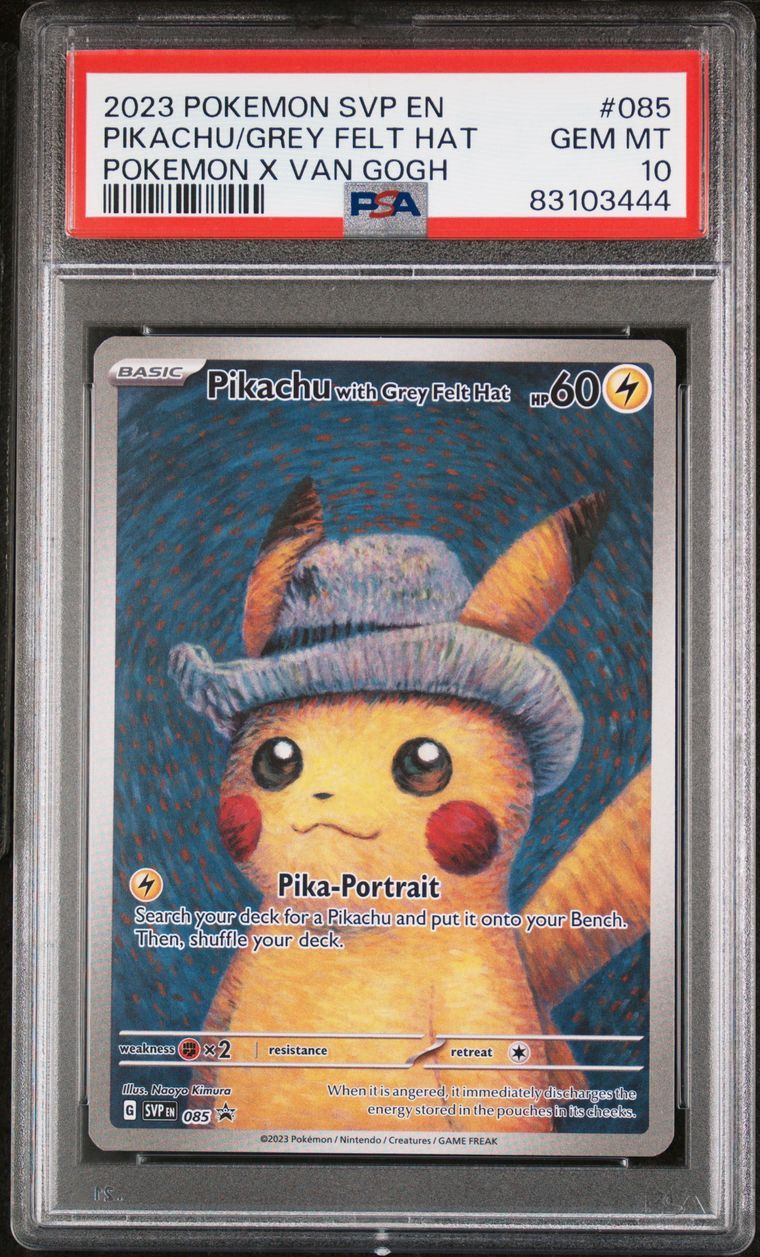 Van Gogh Pikachu PSA 10