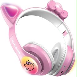 Hello Kitty Bluetooth/wireless Gaming Headphones | New | From HotTopic