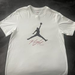 White Jordan “Flight” Tee 