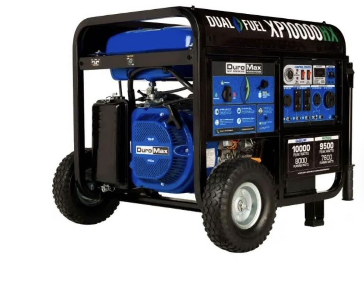 Generator For Sale- XP10000HX 10,000-Watt 439cc Electric Start Dual Fuel Hybrid Portable Generator w/ CO Alert