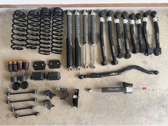 ‘2018-C Jeep Wrangler 4dr Teraflex 3.5” Suspension w/ Falcon SP2 2.1 Fast Adjust Steering Stabilizer