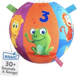 Move2Play, Hilariously Interactive Baby Ball with Music & Sound Effects | 1st Birthday Gift | Toddler Toy for Boys & Girls | Indoor/Outdoor