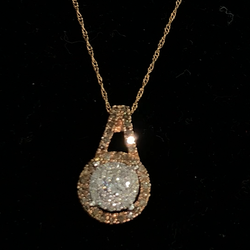 14k with 0.5CT diamond necklace