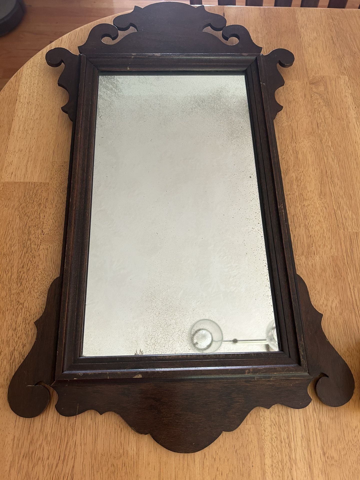 Vintage Wooden Mirror