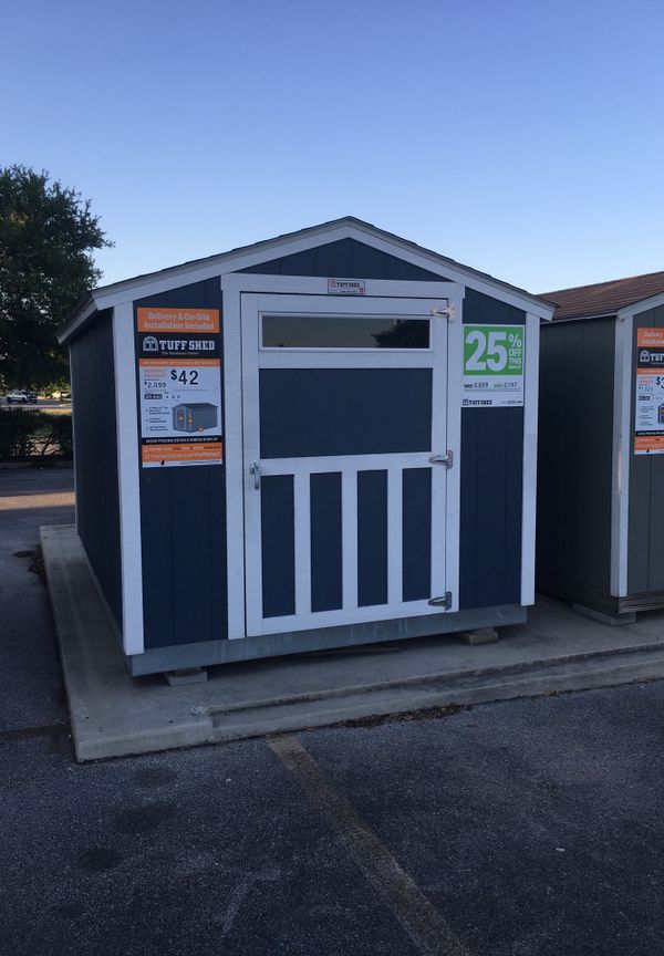 tuffshed storage building 8 x 12 sr 600 sold as is with