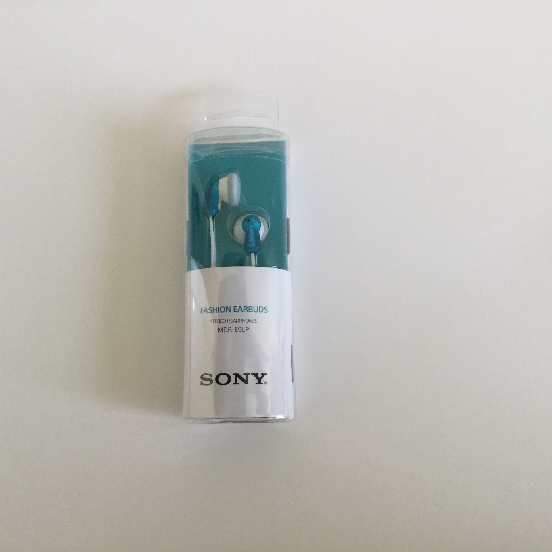 One Blue Sony Fashion Earbuds MDR-E9LP