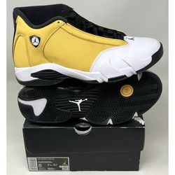 2022 Nike 487471 701 Air Jordan 14 Retro Light Ginger Mid-Top - Men's Size 8