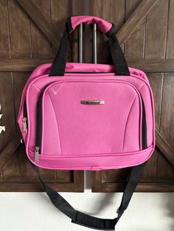 pink Rockland 14-Inch Softside Travel Tote Bag