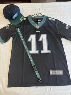 Eagles Combo  AJ Brown Jersey  Small , Hat & lanyard 