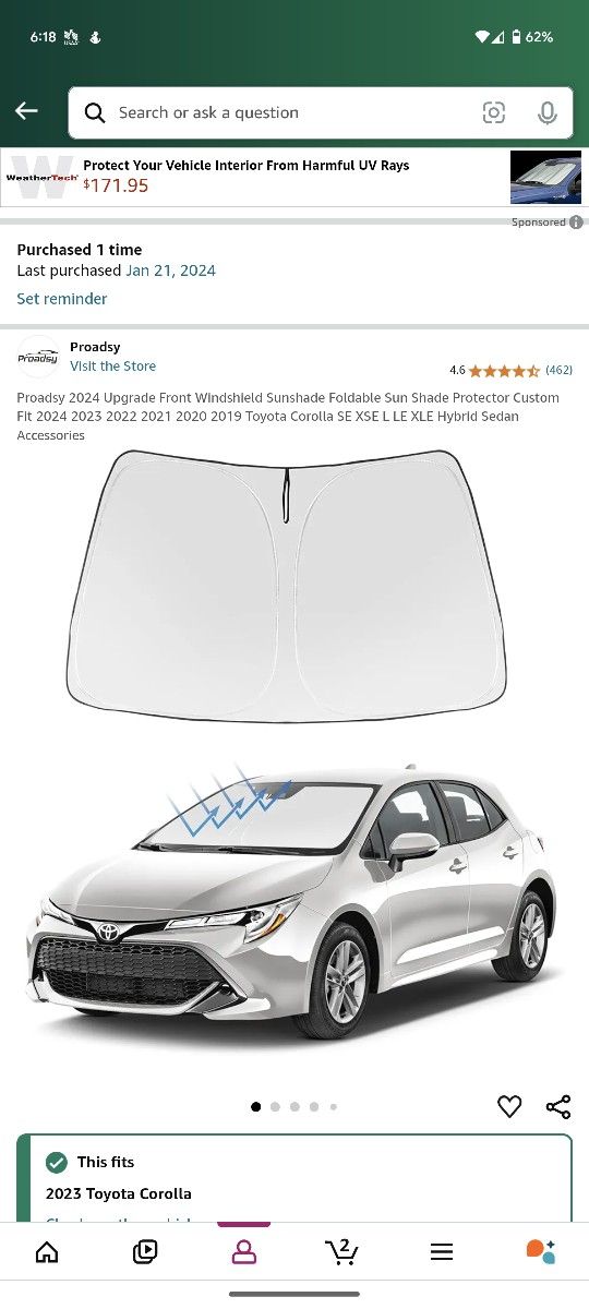 2023 Corolla Steering Wheel Cover  & Shade 