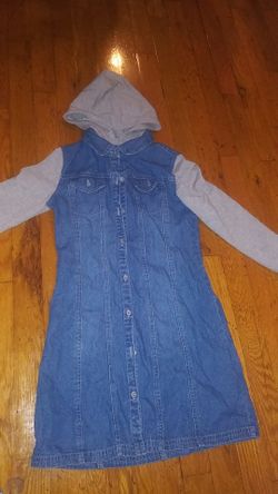 Denim dress. For girls size 8