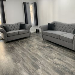 $1199 Brand New Sofa And Loveseat Set (read description below)