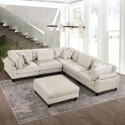 Sofá Seccional 6 Piezas