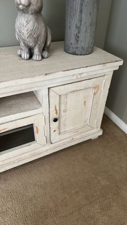 Farm style TV console