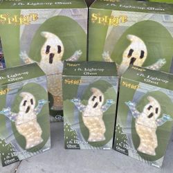 Halloween Decorations ~ Large Light Up Ghosts
