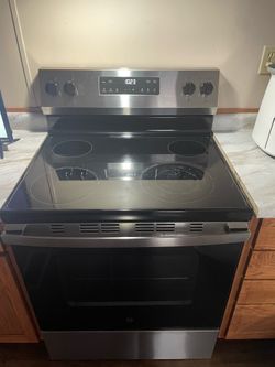 Glass flat top stove