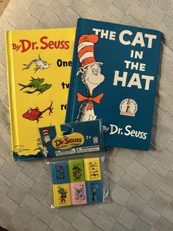 Cat In The Hat Books And Erasers