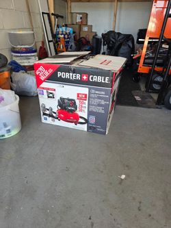 Porter cable compressor w 3 nailers new