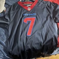 NFL NIKE AUTHENTIC CJ STROUD JERSEY SIZE LARGE