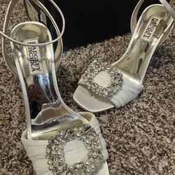 Badgley Mischka White Heels