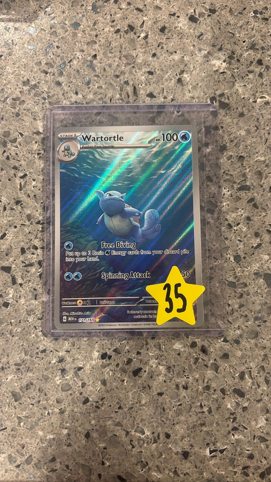 Wartortle 171/165 NM