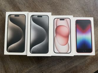 iPhone 15 Pro max / 15Pro / SE BOXES ONLY