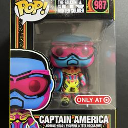 Funko Pop! Captain America Blacklight #987 Target Exclusive