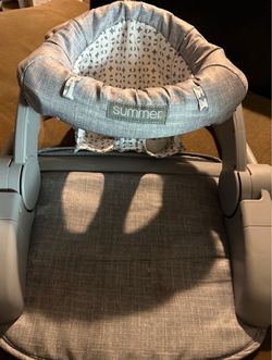 Baby chair with straps