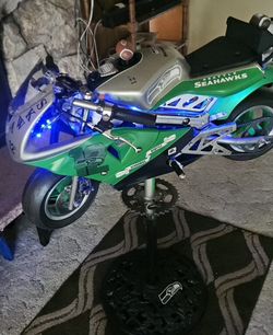 Huge Seahawks Colection & Mini Bike$900