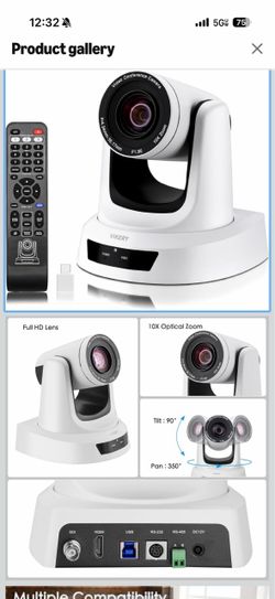 Vikery 10X Conference Room Cameras (x2)