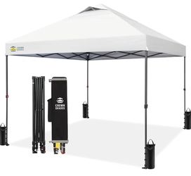 Shade canopy 10x10 Pop up white