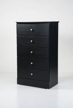 Black Chest W Silver Metal Knobs 🖤
