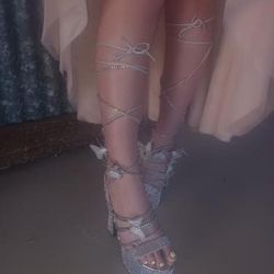 Custom Butterfly Prom Heels 