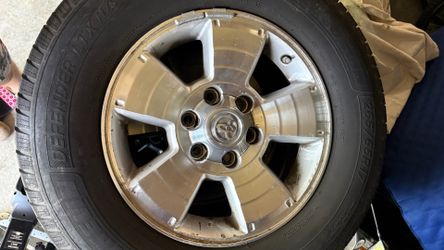 Toyota 4Runner OEM 17" Wheels + Michelin Defender LTX M/S 265/65R17 — Set of 4