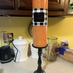 pillar Candle And Pillar Holder