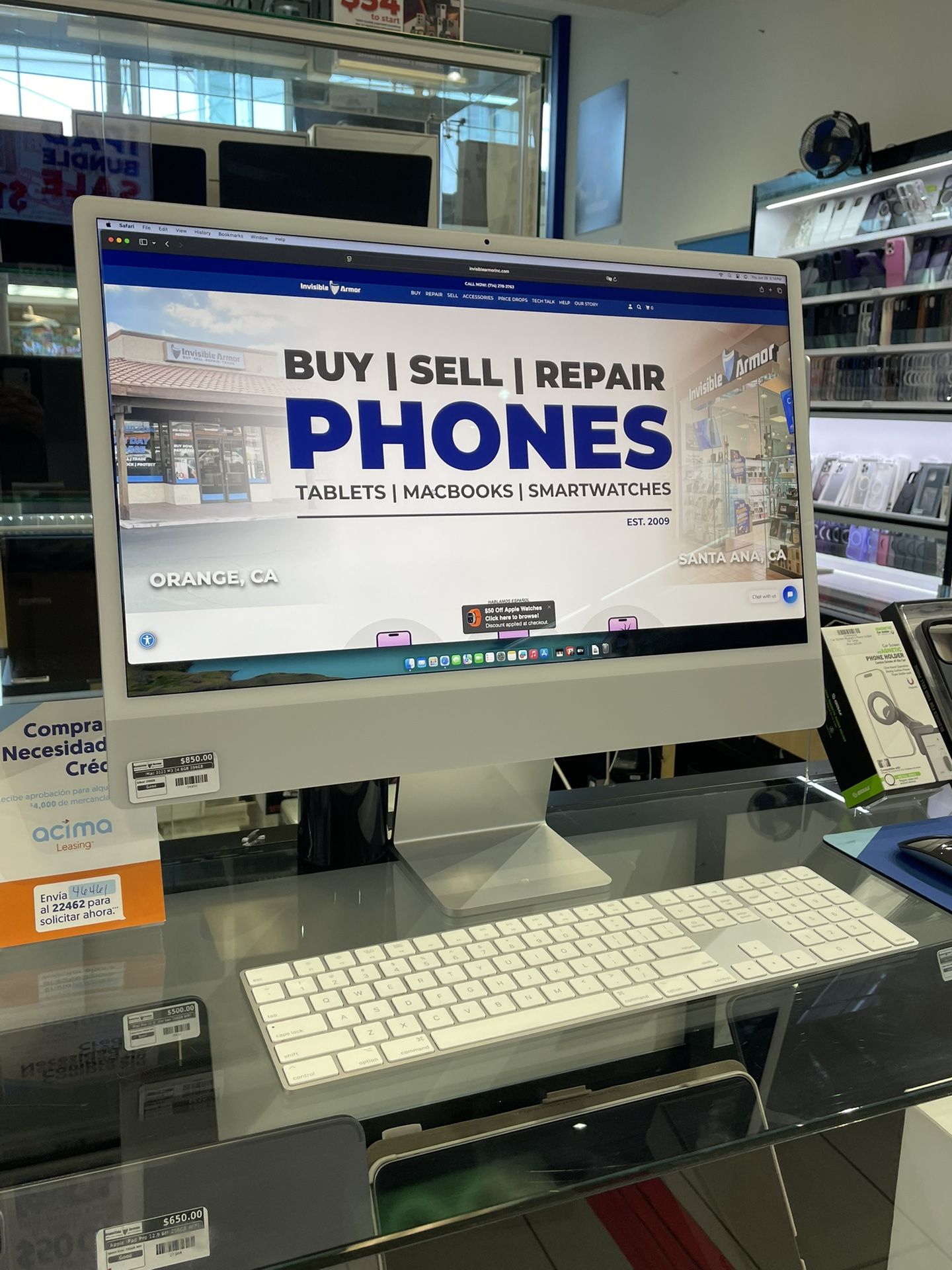 iMac 2023 24” M3 8GB 256GB