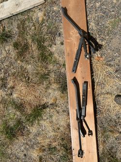 Black Metal Adjustable Linkage Arms Set