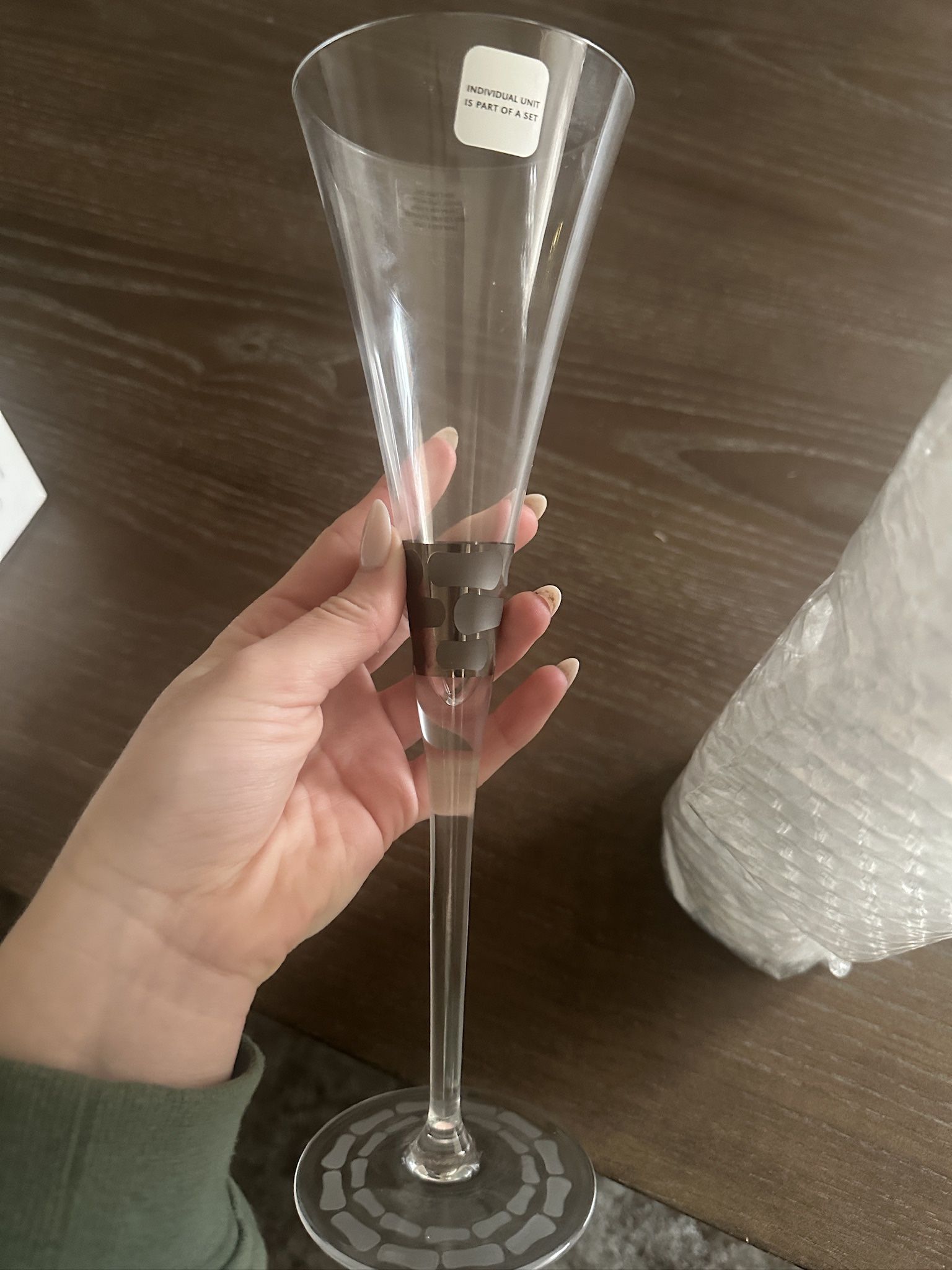 Truro Toasting Flute Glasses (BRAND NEW!)