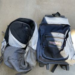 2 Used Backpacks