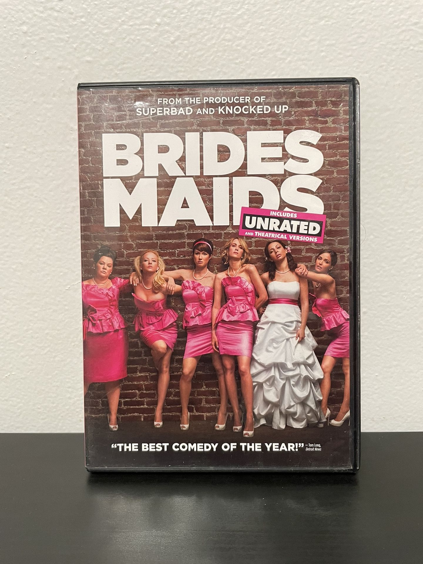 Bridesmaids DVD Unrated / Theatrical Slipcover Melissa McCarthy Comedy 2011