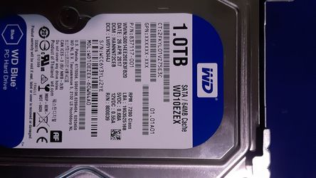 1 TB hard drive HDD