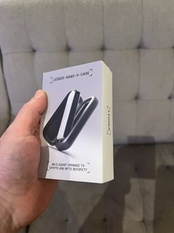open (never used) Ledger - nano - x case crypto and NFT security case