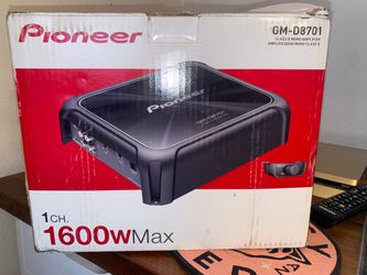 Pioneer 1600W Max Amplifier GM-D8701