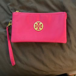 Bright Pink Wristlet