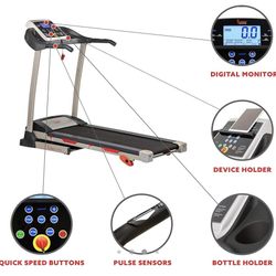 Treadmill Lightly Used - Great Condition - Sunny Health & Fitness Treadmill