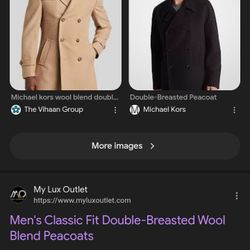 Michael Kors Wool Peacoat