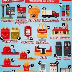 2025 McDonald’s Lil McDonald’s Toys