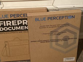 Fire proof document bag