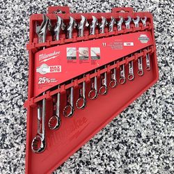 SAE COMBINATION WRENCH SET MILWAUKEE 
