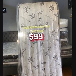 Bamboo Pillow Top Mattress / All Sizes Available 